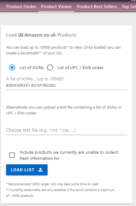 Keepa Product Viewer
