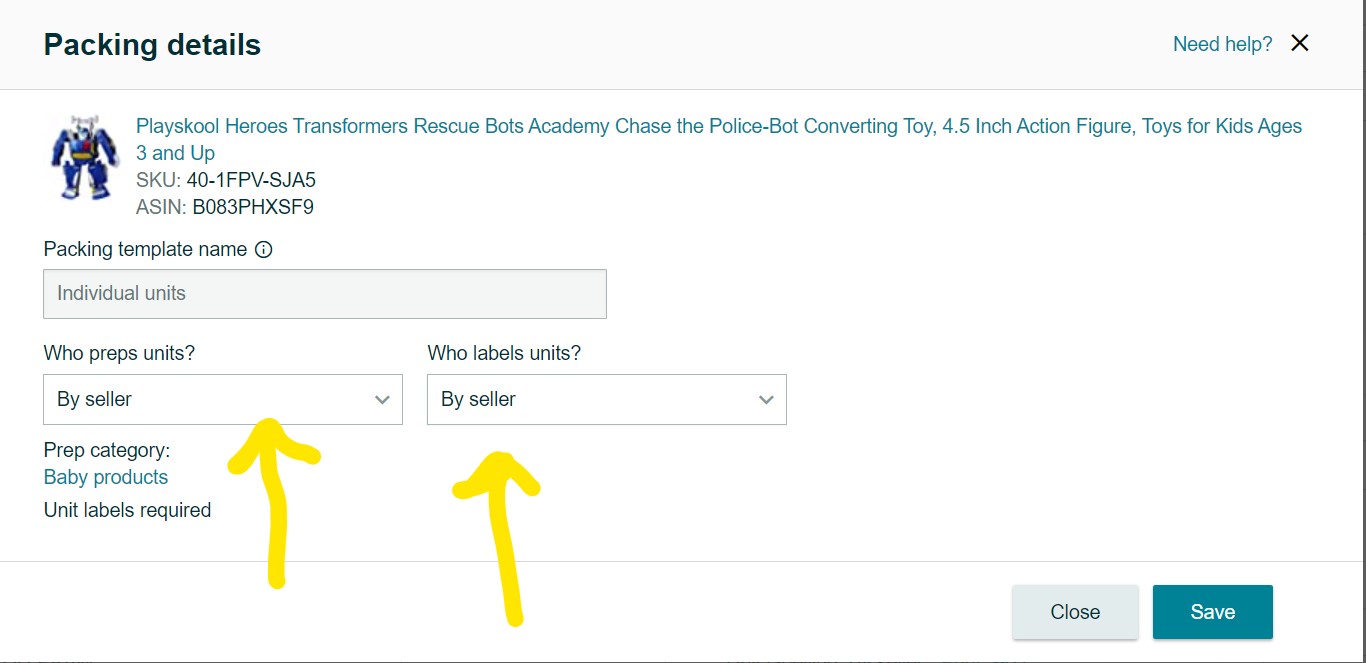 Choose Seller Prepares