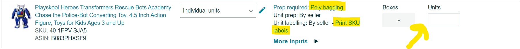 Select Units