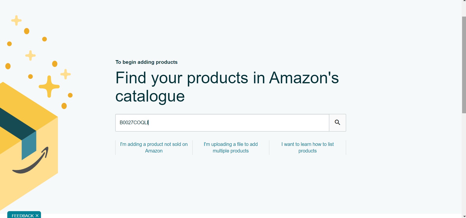 Find The Product in the Catalogue
