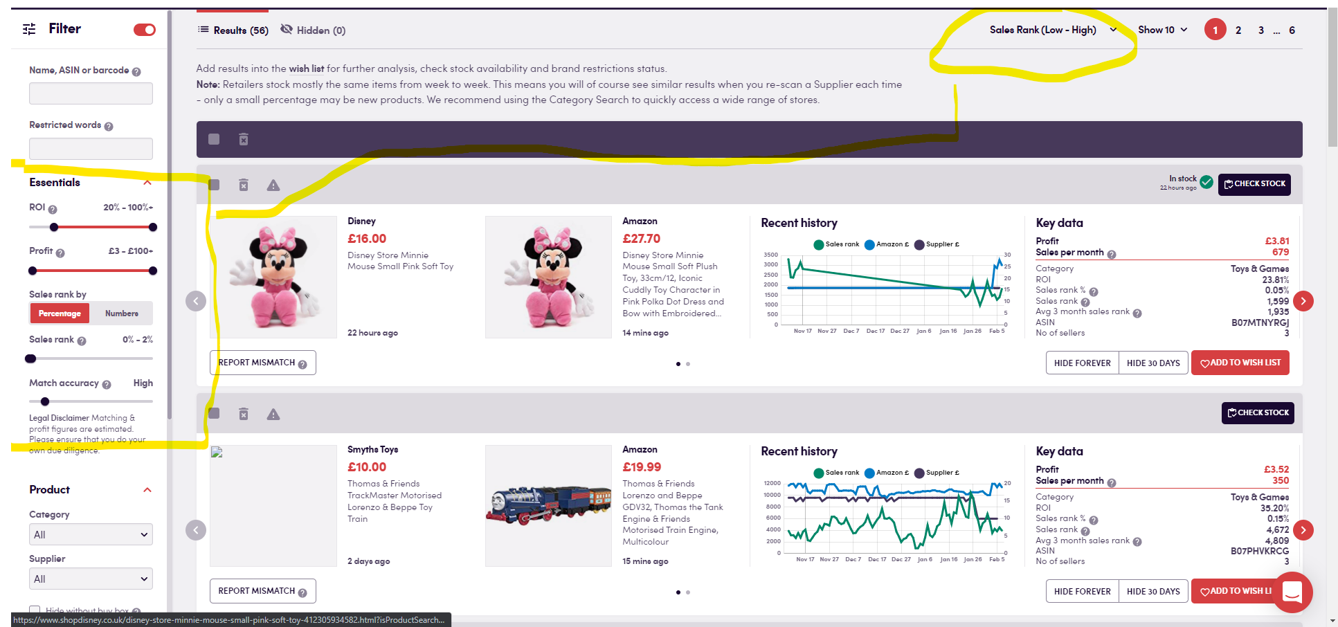 Source Mogul How to Use the Filters