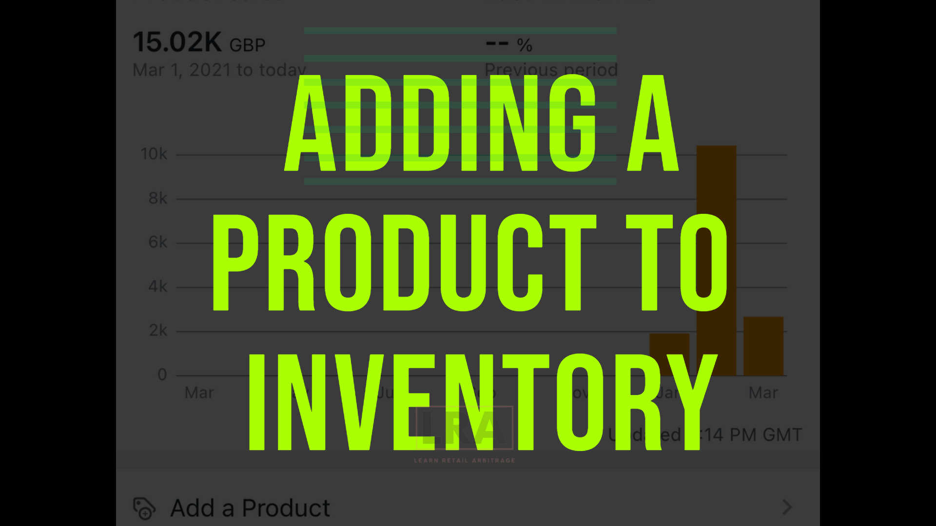Adding A product to FBA inventory