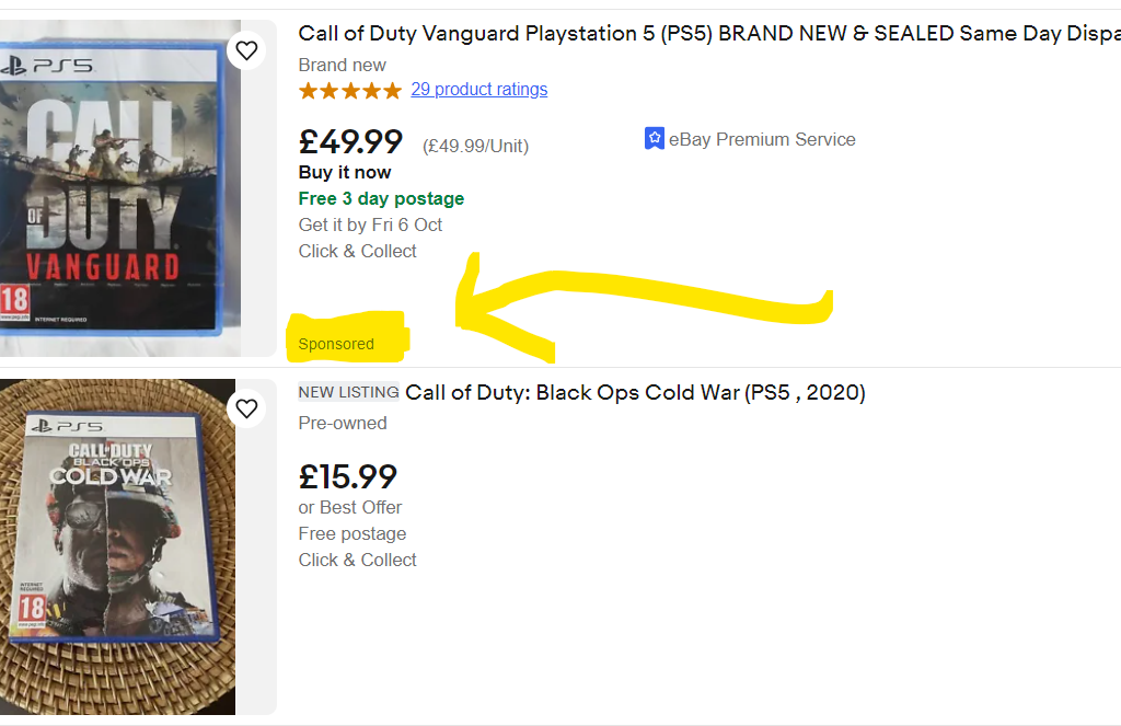 Promoted Listings on Ebay