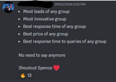 Profit Sweep Testimonial